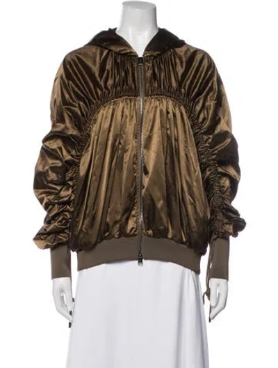 Pre-owned Tom Ford Bomber Jacket In Brown