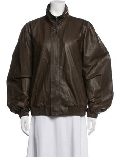 Pre-owned Tom Ford Bomber Jacket In Brown
