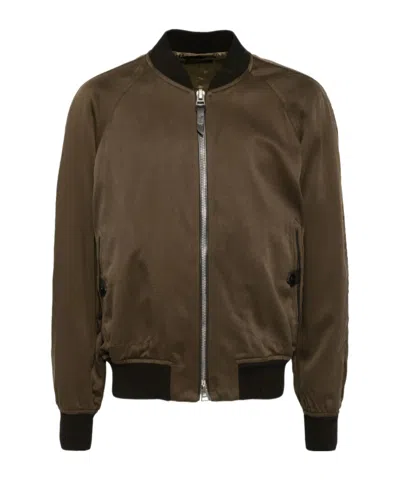 TOM FORD TOM FORD ZIPPED BOMBER JACKET