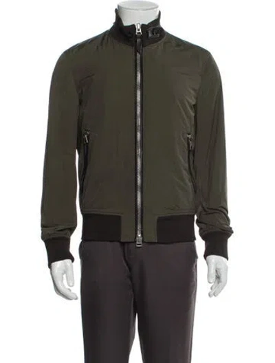 Pre-owned Tom Ford Bomber Jacket In Green