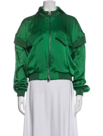 Pre-owned Tom Ford Bomber Jacket In Green