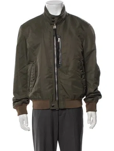 Pre-owned Tom Ford Bomber Jacket In Green
