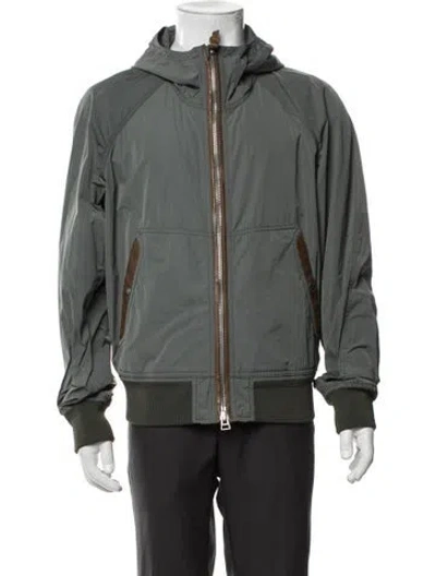 Pre-owned Tom Ford Bomber Jacket In Green
