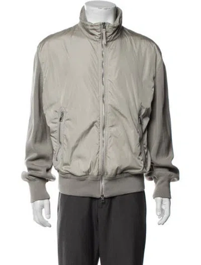 Pre-owned Tom Ford Bomber Jacket In Grey