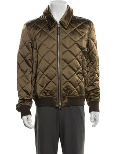 Pre-owned Tom Ford Bomber Jacket In Neutrals