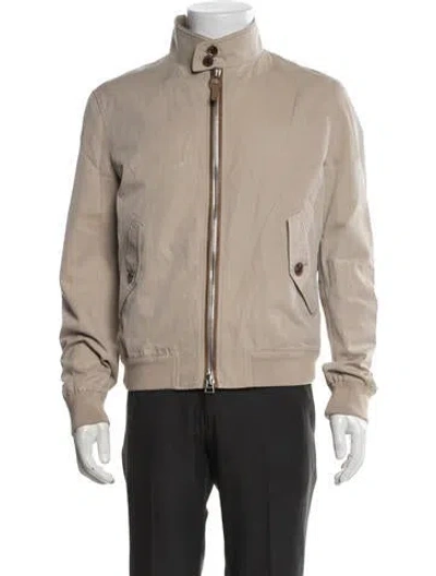 Pre-owned Tom Ford Bomber Jacket In Neutrals