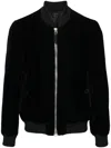 TOM FORD VELVET BOMBER JACKET - MEN'S - CUPRO/VISCOSE/COTTON