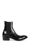 Tom Ford Chelsea Boots With Pointed Toe And Block Heel In Black