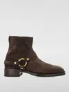 Tom Ford Man Ankle Boots Dark Brown Size 9 Calfskin In Brown