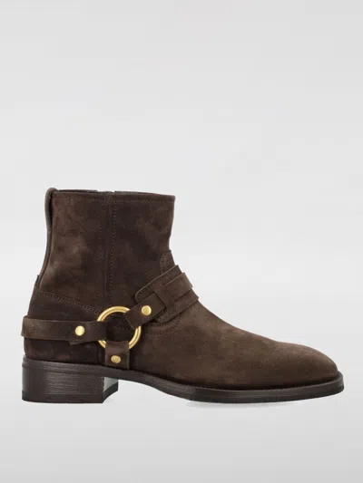 TOM FORD BOOTS TOM FORD MEN COLOR BROWN,F77878032
