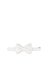 Tom Ford Papillon Annodato In Seta In White