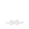 Tom Ford Papillon Annodato In Seta In White