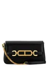 Tom Ford Mini Box Palmellato Shoulder Bag In Black