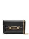 Tom Ford Mini Box Palmellato Shoulder Bag In Black