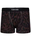 Tom Ford Cheetah-print Stretch-cotton Boxer Briefs