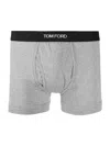 Tom Ford Boxer Brief Cotton Stretch Jersey Clothing In Gray