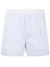 Tom Ford Breathable Boxer With Soft Texture And Elastic Waistband In Blue