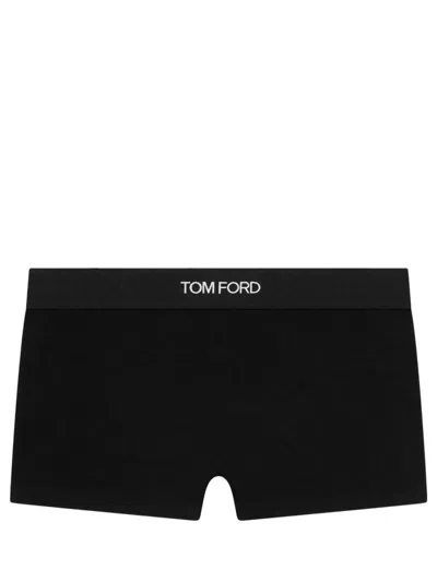 Tom Ford Boxer Con Logo In Black
