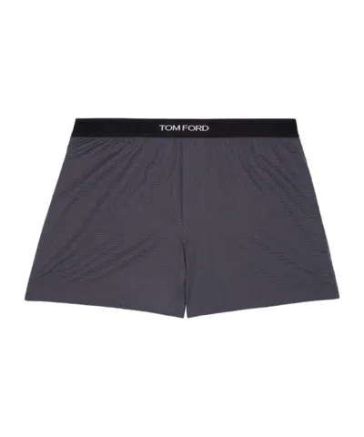 Tom Ford Boxer Logo Underwear In Black