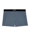 Tom Ford Gray Patch Boxers In Blue