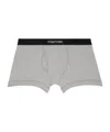 Tom Ford Gray Cotton Boxer Briefs In Gray