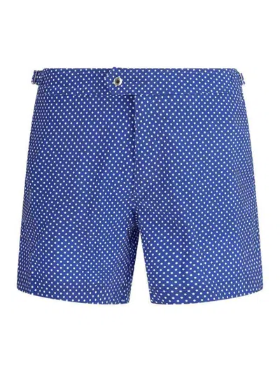 Tom Ford Blue Polka Dot Nylon Swimsuit