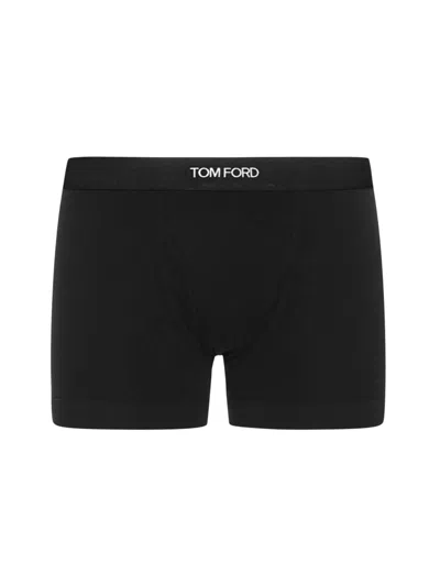 Tom Ford Boxers With Logo In Black