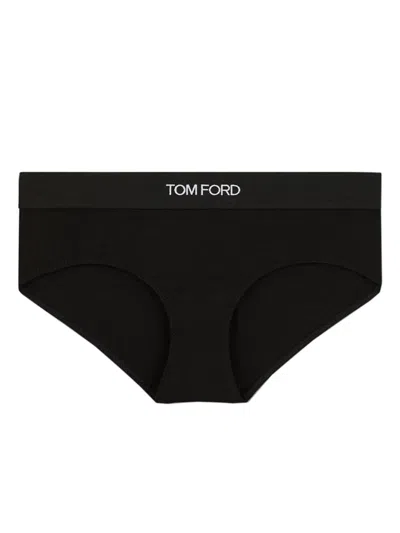 Tom Ford "boy Signature" Culottes In Black