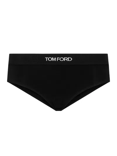 Tom Ford "boy Signature" Culottes In Black