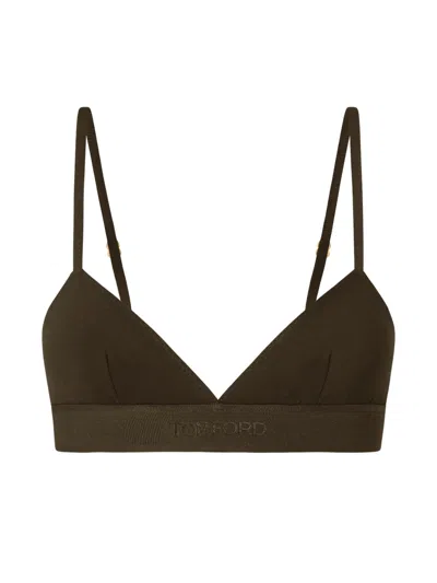 Tom Ford Bra "signature" In Brown