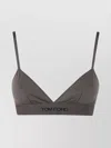 Tom Ford Bra With Adjustable Straps And Elastic Band In Gray