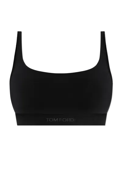 Tom Ford Bra With Logo - Black