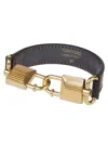 Tom Ford Gold-tone Padlocks Bracelet In Green