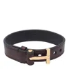 Tom Ford T-hinge Leather Bracelet Accessories In Brown