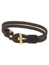 Tom Ford T Logo Plaque Bracelet In Green