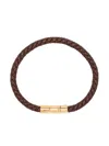 Tom Ford Braided Bracelet In Brown