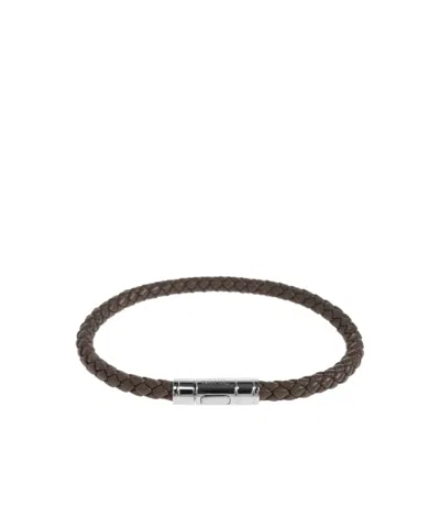 Tom Ford Braided Bracelet In Brown