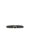 Tom Ford Braided Buckle Belt In Black