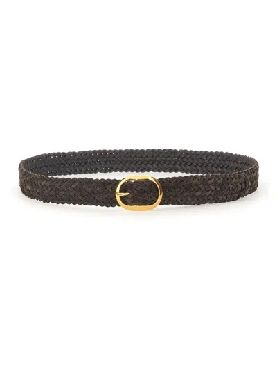 TOM FORD BRAIDED BUCKLE BELT