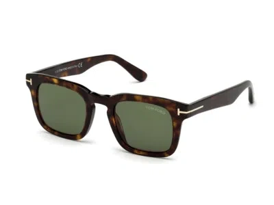 Pre-owned Tom Ford Brand  Sunglasses Ft0751 52n Havana Green Man