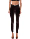 Tom Ford Brown Jersey Signature Leggings In Brown