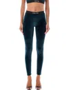 Tom Ford Dark Green Viscose Pants In Dark Emerald