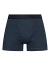 Tom Ford Branded-waistband Boxers In Blue