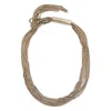 Tom Ford Brass Axis Necklace In Pattern