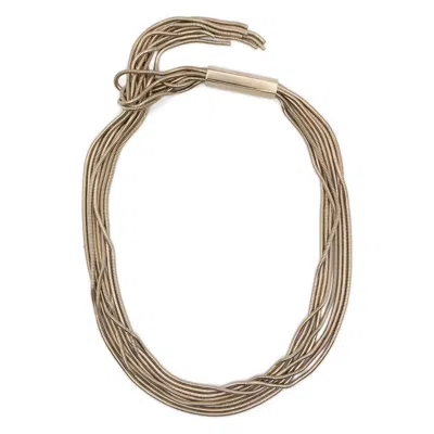 TOM FORD BRASS AXIS NECKLACE