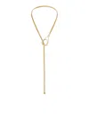TOM FORD TOM FORD BRASS LARIAT NECKLACE