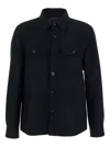 Tom Ford Button-up Cashmere Overshirt In Black