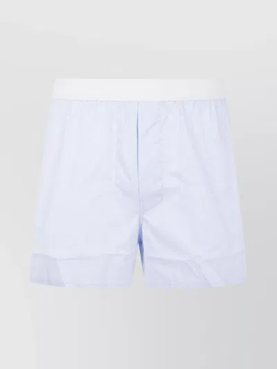Tom Ford Breathable Boxer With Soft Texture And Elastic Waistband In White