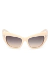 Tom Ford Brianna 55mm Gradient Cat Eye Sunglasses