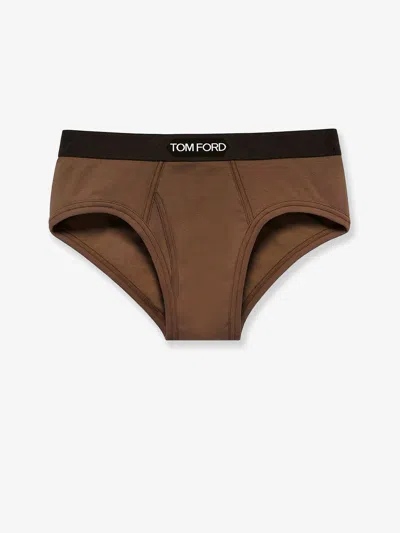 Tom Ford Brief Stretch Cotton Slip